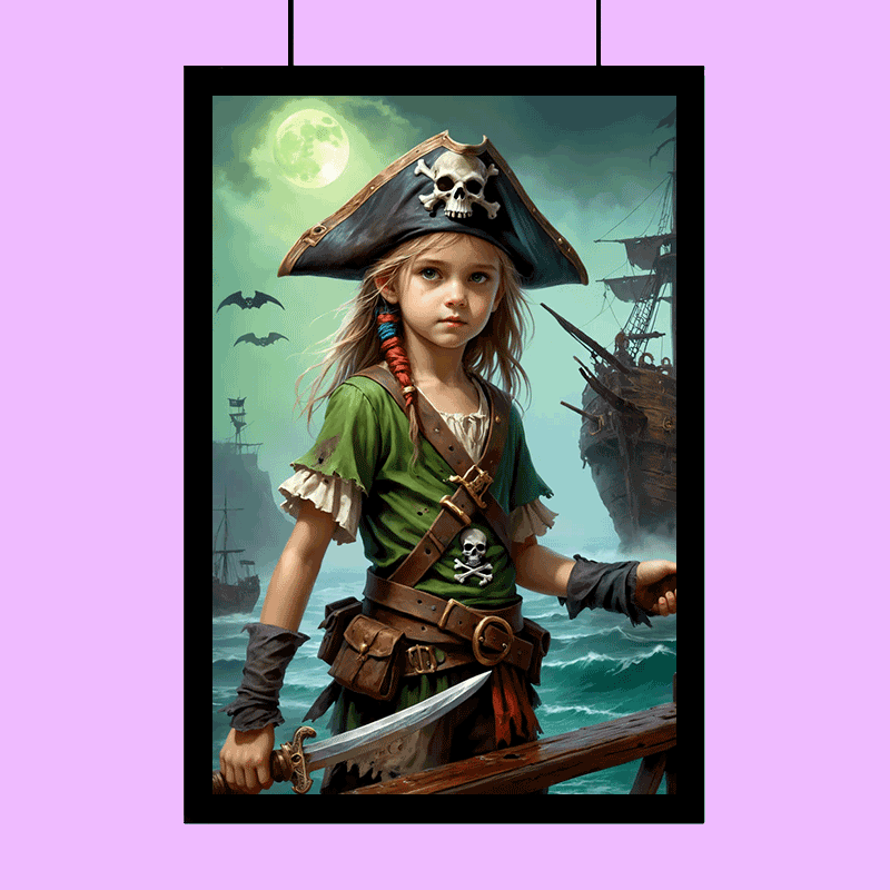 Mysterious Pirate Girl